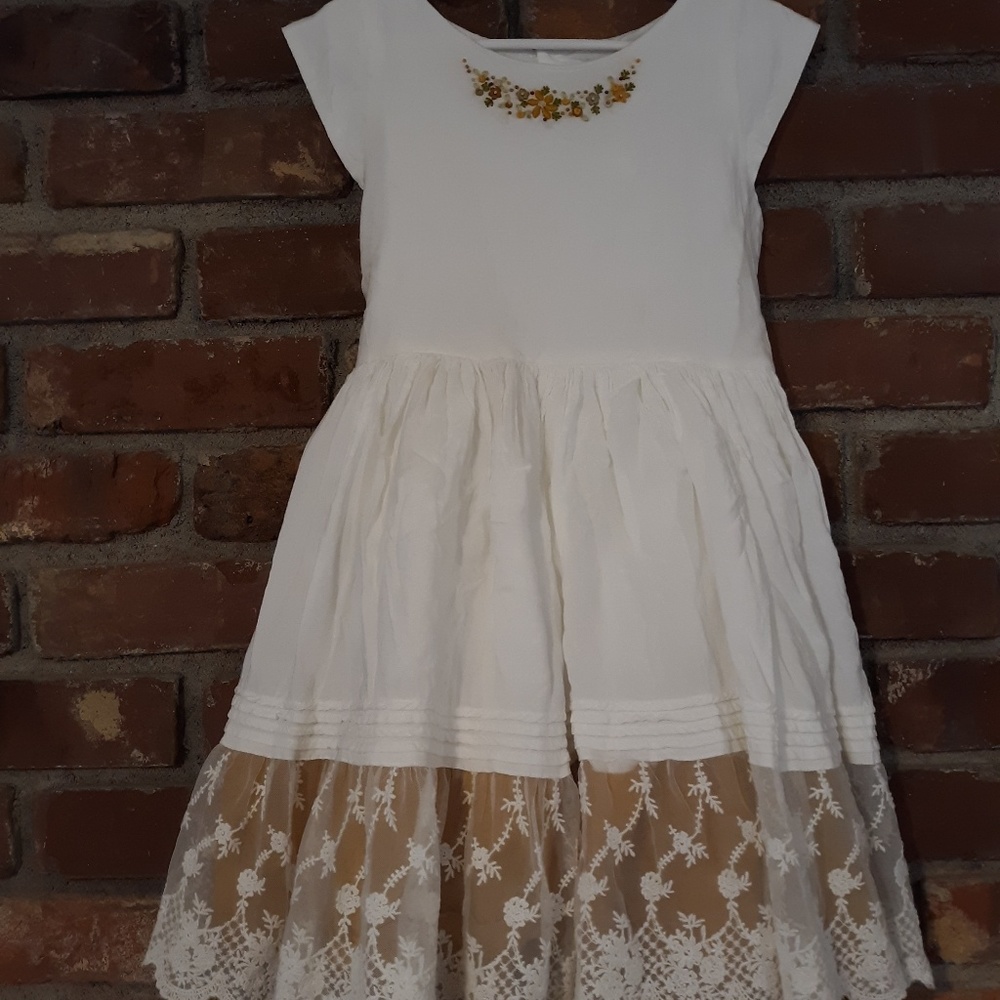 VGUC Mustard Fall Party Dress WDW size 7